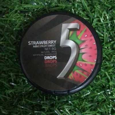 5 Gum Strawberry Drops 9g