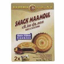 Al Karama Snack Maamoul Date Filled Cookies 50g