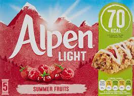 Alpen Light Summer Fruits 95g