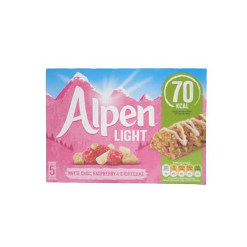 Alpen Light White Choc, Raspberry & Shortcake 95g