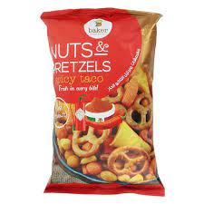 Baker Nuts & Pretzels Spicy Taco 250g