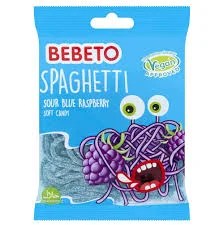 Bebeto Happy Laces Sour Blue Raspberry 70g