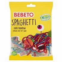 Bebeto Spaghetti Sour Rainbow Soft Candy 70g