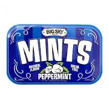 Big Sky Sugarfree Mints Peppermint 50g