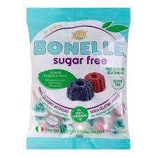 Bonelle Sugar Free Stawberry & Blackberry Flavoured Jelly Candies 90g