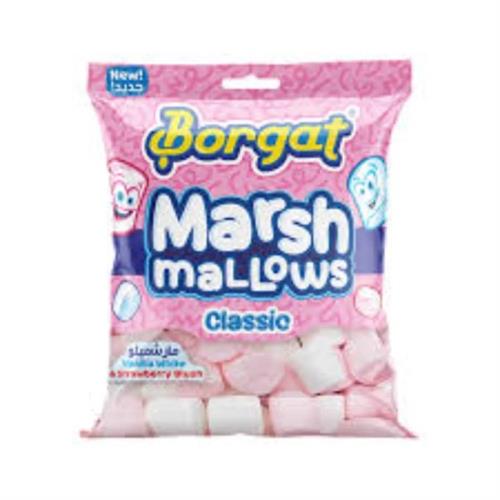 Borgat Marsh Mallows Classic Vanilla White & Strawberry Blush 150g