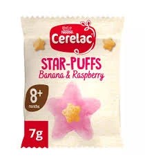 Cerelac Star- Puffs Banana & Raspberry 7g