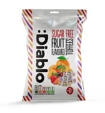 Diablo Sugar Free Fruit Flavoured Toffees 75g