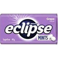 Eclipse Grape Sugar Free Mints Tin 40g