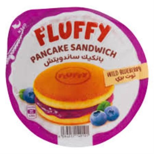 Fluffy Pancake Sandwich Wild Blueberry Flavour 37g