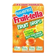 Fruit Tella Sugar Free Fruit Drops Orange Flavour