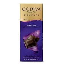 Godiva Signature 72% Cacao Dark Chocolate 90g