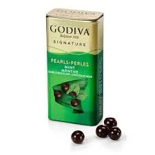 Godiva Signature Pearls Mint Dark Chocolate 43g