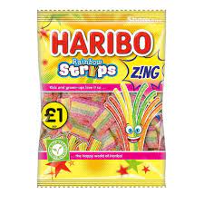 Haribo Rainbow Strips 130g