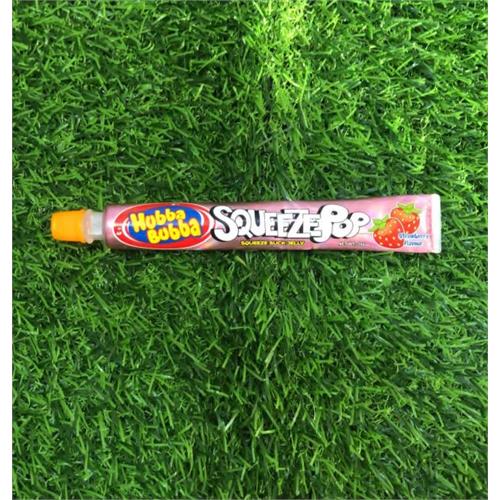 Hubba Bubba Squeeze Strawberry Flavour Jelly 35g