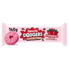Jammie Dodgers Really Fruity Strawberry Flavour Jam & Biscuit 140g