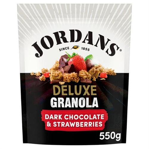 Jordans Deluxe Granola Dark Chocolate & Strawberries 550g