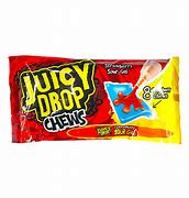 Juicy Drop Chews Strawberry Sour Gel (8 Raspberry Chews)