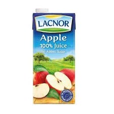 Lacnor Apple Juice No Added Sugar 1Ltr