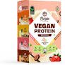 Origin Nutrition Vegan Protein All In One 4 Pack Box Strawberry, Chocolate, Vanilla & Coffee Caramel