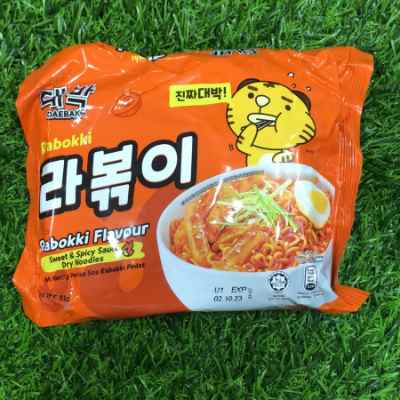 Rabokki Flavour Sweet & Spicy Sauce Dry Noodles 113g