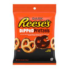 Reeses Dark Dipped Pretzels 120g