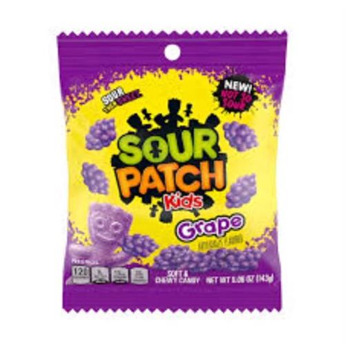 Sour Patch Kids Grape Flavour Soft & Chewy Candy 102g