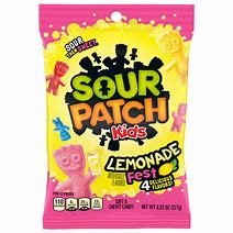 Sour Patch Kids Lemonade Fest Artificially Flavoured Soft & Chewy Candy 227g (4 Delicious Flavours)