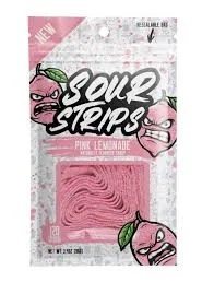 Sour Strips Pink Lemonade 96g