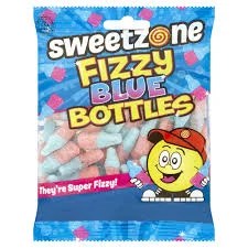 Sweetzone Fizzy Blue Bottles 90g