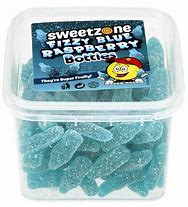 Sweetzone Fizzy Blue Raspberry Bottles 170g