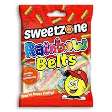 Sweetzone Rainbow Belts 90g