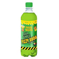 Toxic Waste Sugar Free Sour Apple Fizzy Soda 500ml