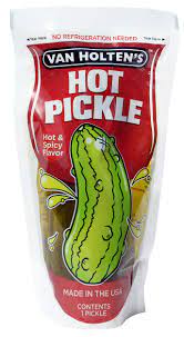 Van Holtens Hot & Spicy Flavored Pickle (1 pickle)