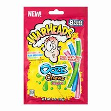 Warheads Sour Chewy Candy Filled With Ooze Ropes 85g