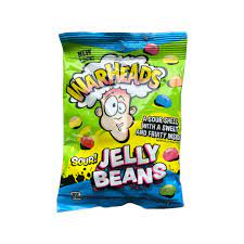 Warheads Sour Jelly Beans 141g