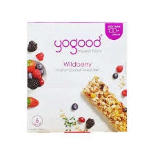 Yogood Wildberry Yogurt Coated Museli Bars (6 Bars x 23g) 138g