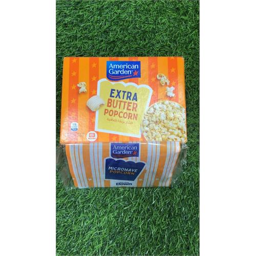 American Garden Extra Butter Popcorn Individual Pack