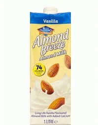 Blue Diamond Almond Breeze Almond Milk Vanilla 1Ltr