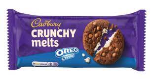 Cadbury Crunchy Melts Oreo Creme Cookies 156g