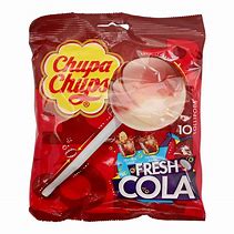 Chupa Chips Fresh Cola 10 Lollipops 120g