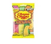 Chupa Chups Belts Soft Candy Green Apple, Lemon Orange & Strawberry Flavour 90g