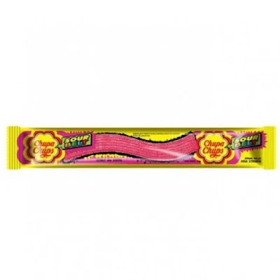 Chupa Chups Sour Belt Strawberry Flavour 10g