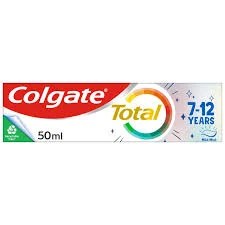 Colgate Total (7-12 Years) Mild Mint Flavour Toothpaste 50ml