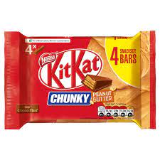 KitKat Chunky Peanut Butter 4 Bars Pack 136g