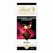 Lindt Excellence Dark Cranberry, Almond & Hazelnut 100g