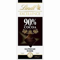 Lindt Excellence Supreme Dark 90% Cocoa 100g