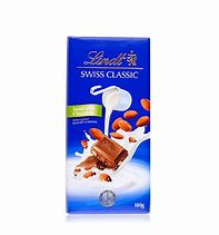 Lindt Swiss Milk Chocolate With Roasted Almonds 100g