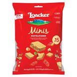 Loacker Minis Napolitaner Crispy Wafers With Hazelnut Cream Filling 150g