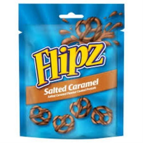 McVities Flipz Salted Caramel Flavour Coated Pretzels 90g